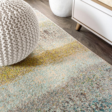 Contemporary Pop Modern Abstract Vintage Area Rug - JONATHAN Y